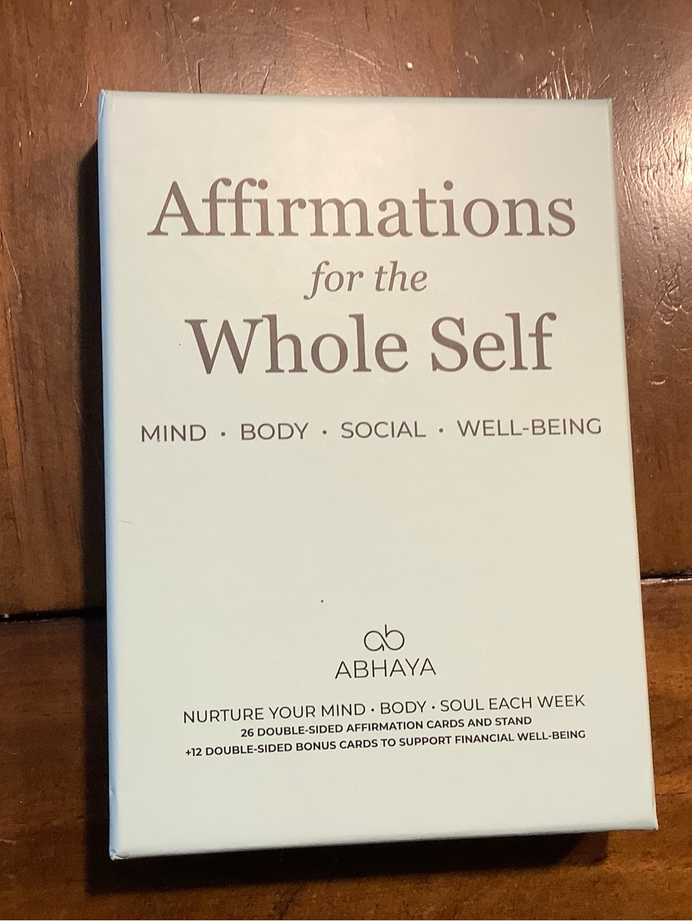Affirmations for the Whole Self Card Deck by ABHAYA